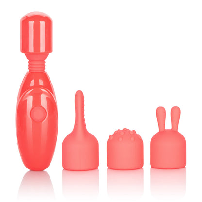 CalExotics Rechargeable Massager Kit with Multi-Speed Vibration - Pink