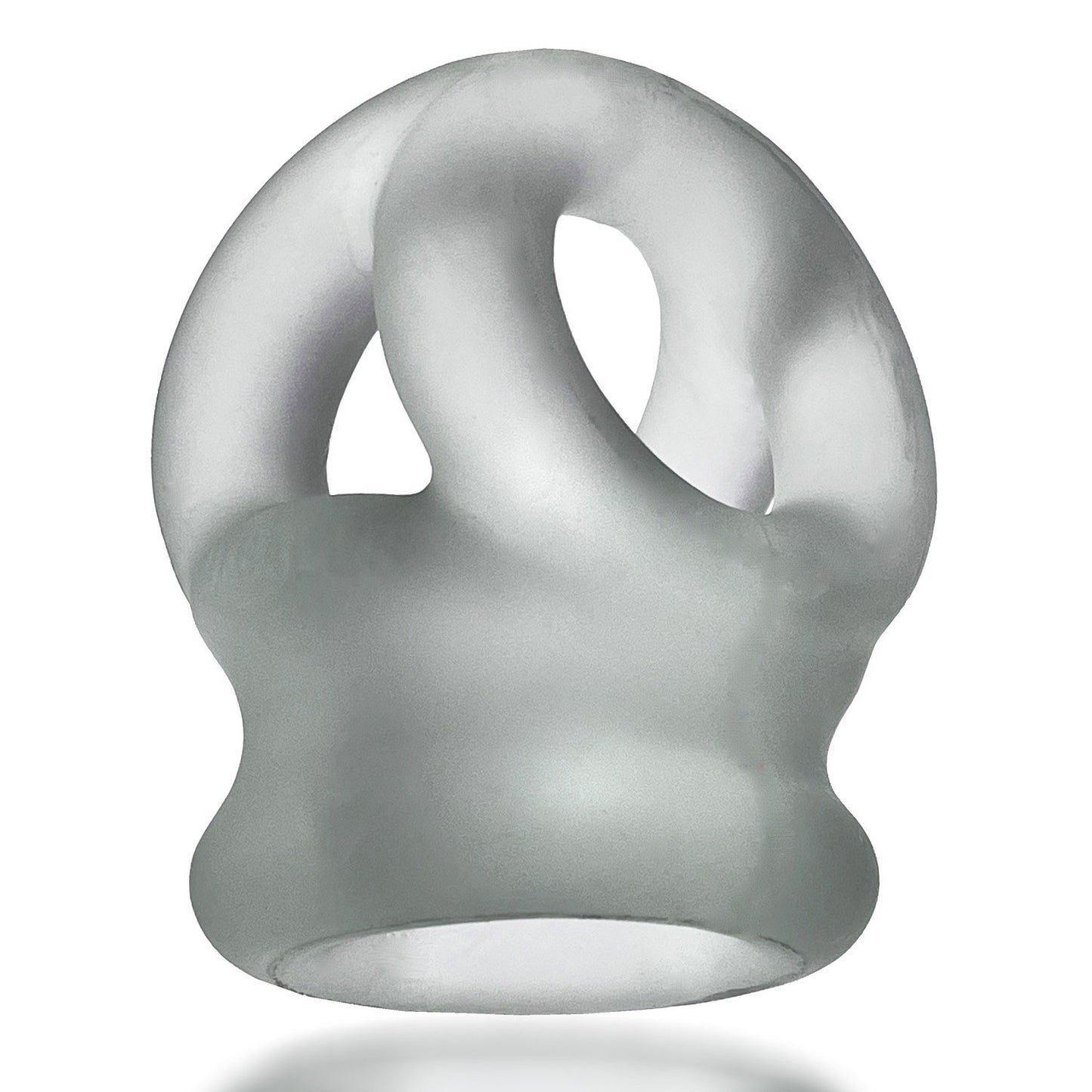Oxballs Tri-Squeeze Cocksling - Clear - Versatile Ballstretcher and Sling