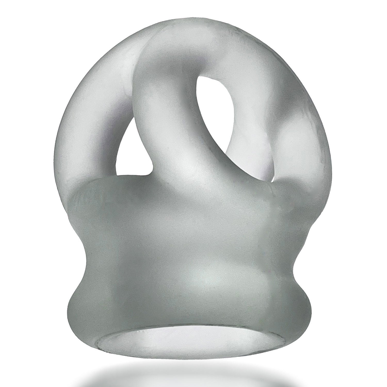 Oxballs Tri-Squeeze Cocksling - Clear - Versatile Ballstretcher and Sling