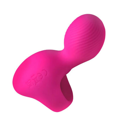 XR Brands Silicone Finger Vibe – Pink – Multi-Speed Waterproof Vibrator