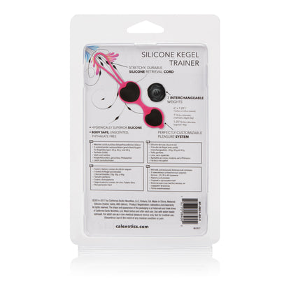 CalExotics Silicone Kegel Trainer Balls – Pelvic Strengthening System – Black