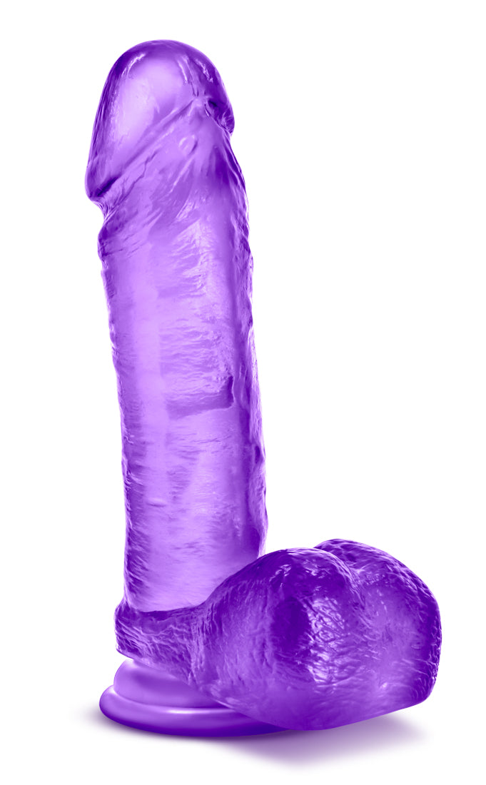 Blush B Yours Sweet N Hard 2 Dildo with Suction Cup - Purple