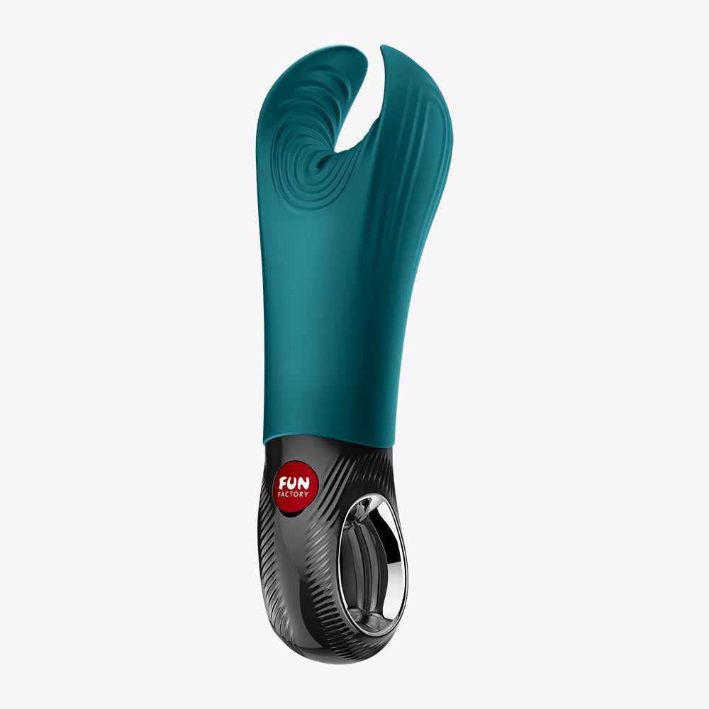 Fun Factory Manta Vibrating Masturbator - Waterproof Green