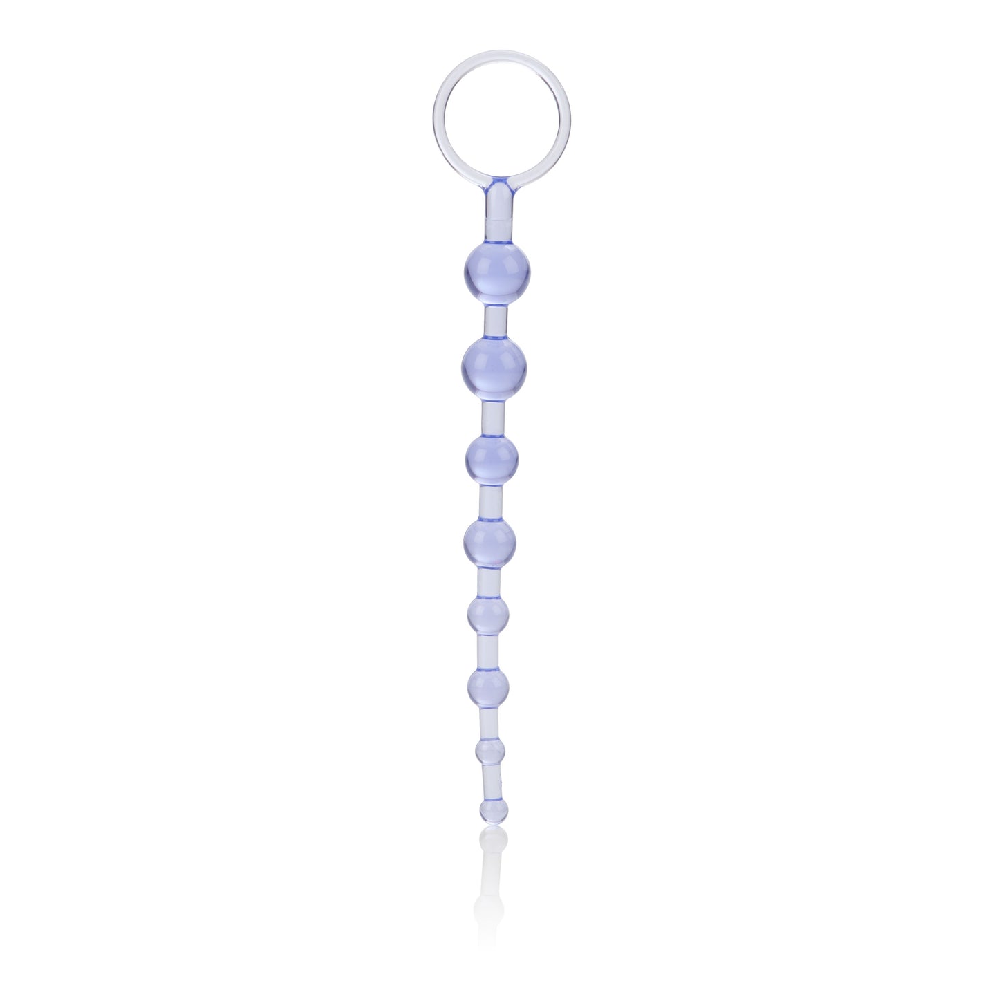CalExotics First Time Love Beads - Purple - Flexible Slim Graduated Pleasure Beads