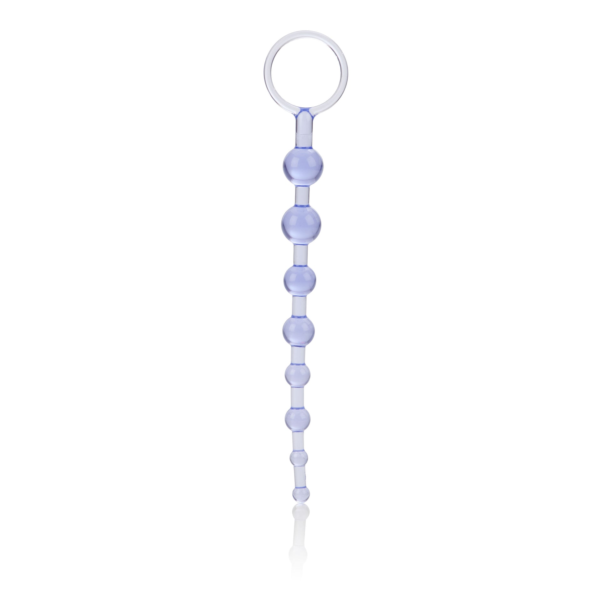 CalExotics First Time Love Beads - Purple - Flexible Slim Graduated Pleasure Beads