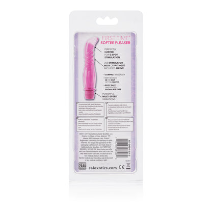 CalExotics First Time Softee Pleaser Vibrator – Pink