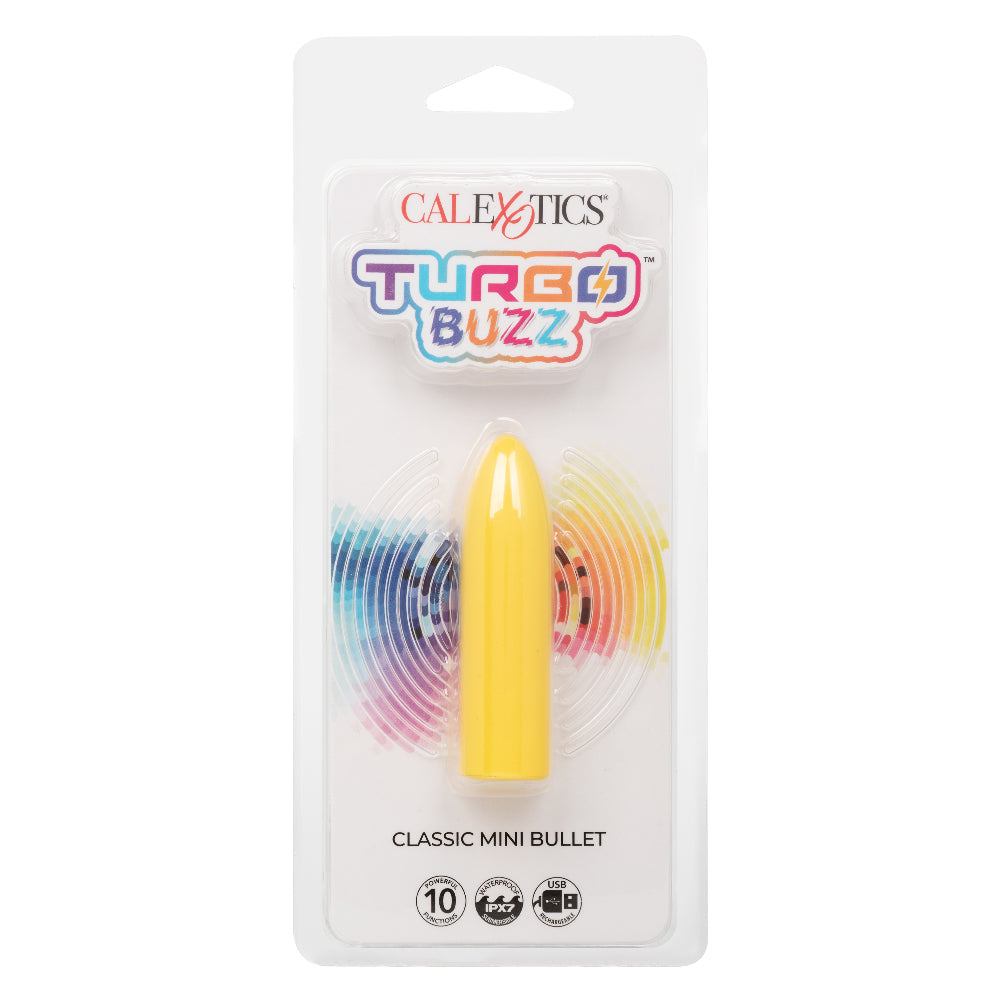 CalExotics Turbo Buzz Classic Mini Bullet Vibrator – Yellow
