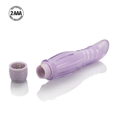 CalExotics First Time Softee Pleaser Vibrator – Purple – Multi-Speed Waterproof