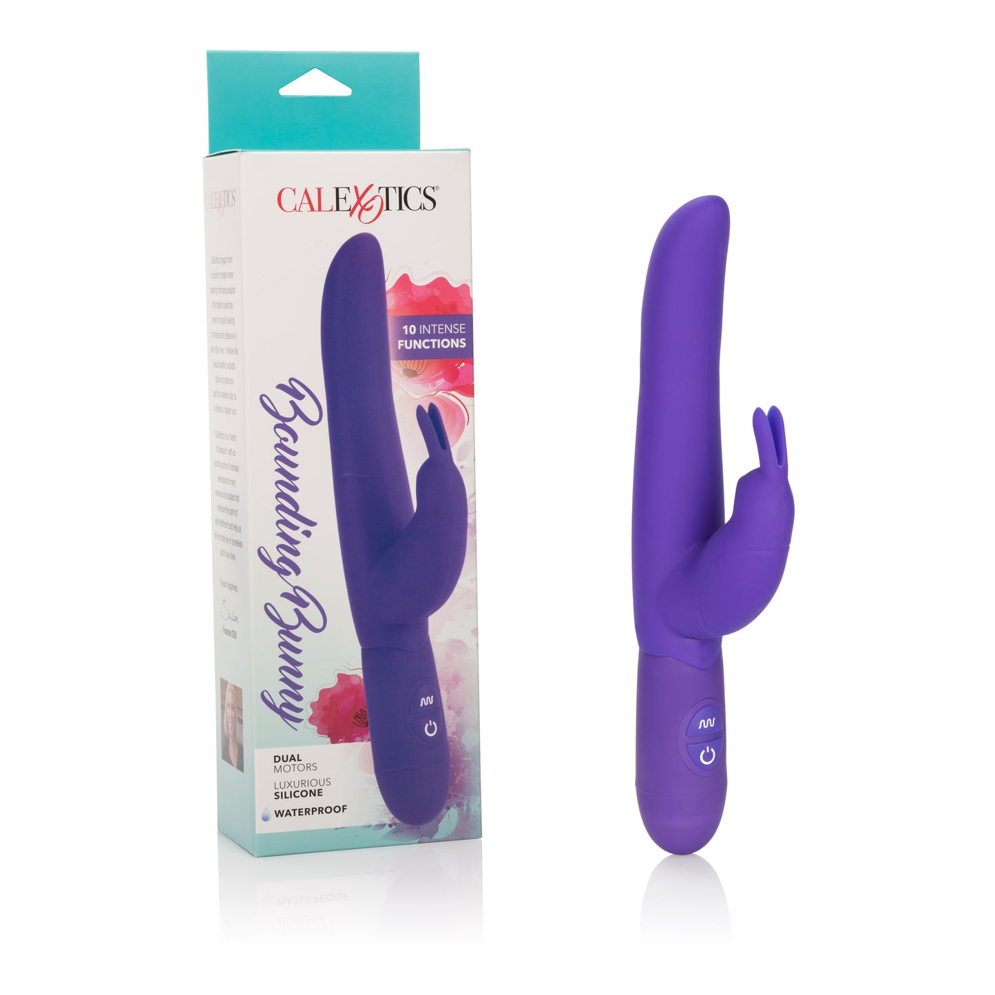 CalExotics Posh 10-Function Silicone Bounding Bunny – Purple
