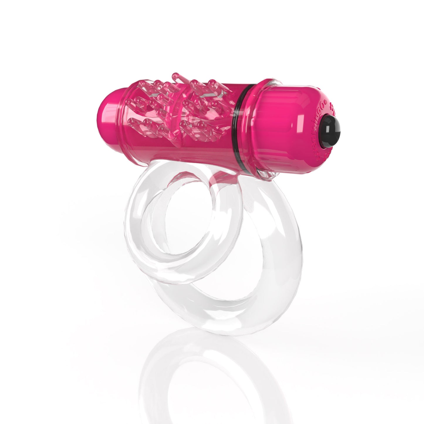 Screaming O Double O 6 Super Powered Vibrating Double Ring - Pink
