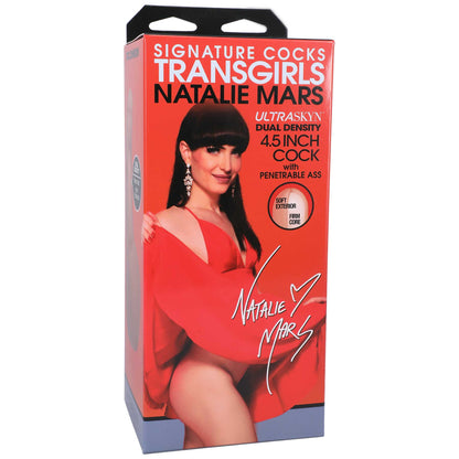 Doc Johnson Natalie Mars Signature Cock with Penetrable Ass - Realistic - Vanilla