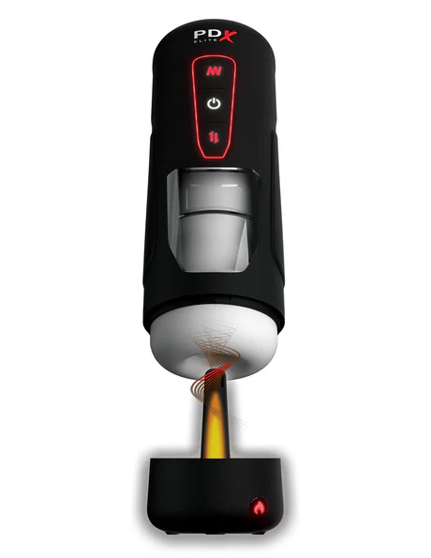 Pipedream PDX Elite Milk Me Hotter Stroker with Intermittent Thrusting – Black