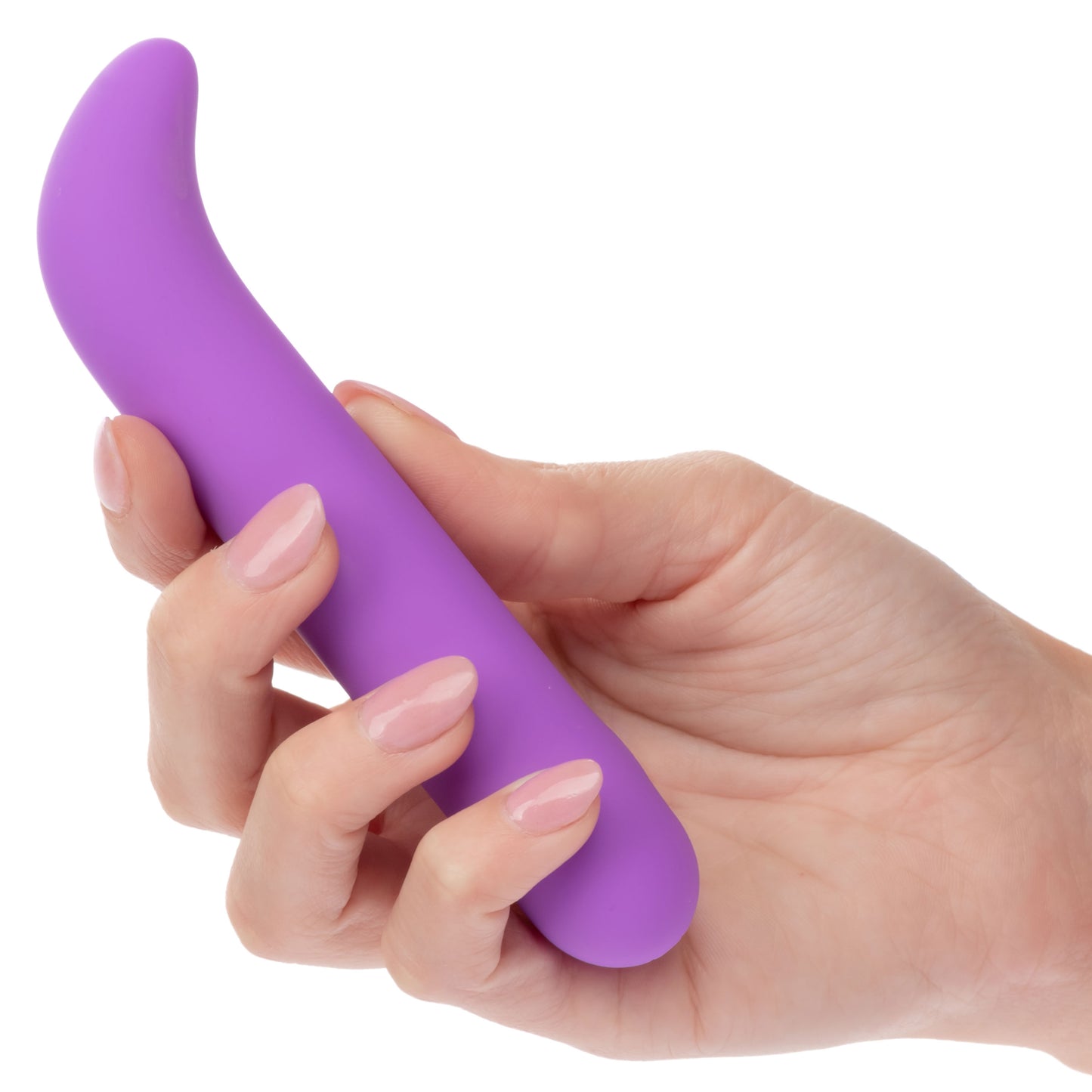 CalExotics Bliss Liquid Silicone Mini G Vibe – Purple – G-Spot Vibrator with 10 Speeds