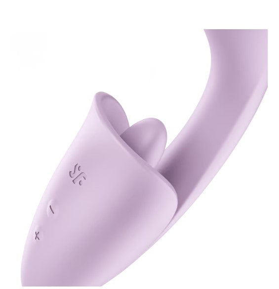 Satisfyer Tongue Expert Dual Stimulation Device – Purple
