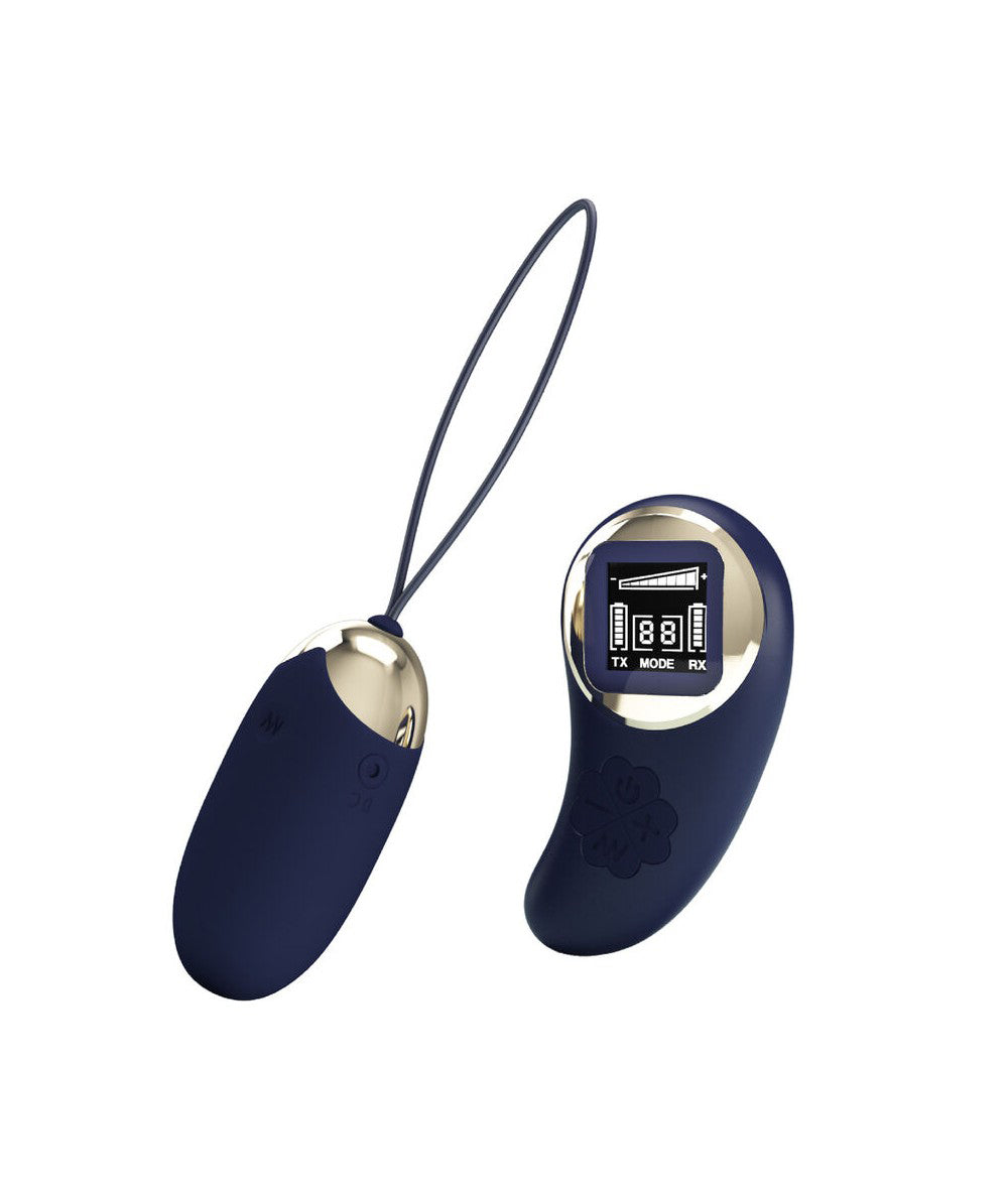 Pretty Love Mina Vibrating Remote Control Egg – Blue