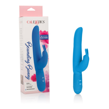 CalExotics Posh 10-Function Silicone Bounding Bunny – Blue