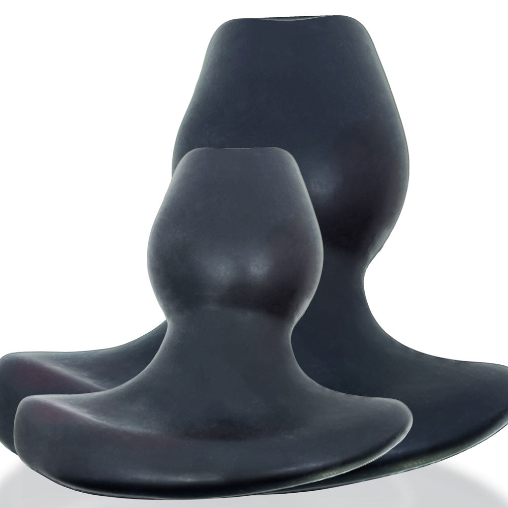 Oxballs Morph Hole 1 Small Silicone Sex Toy - Black Ice