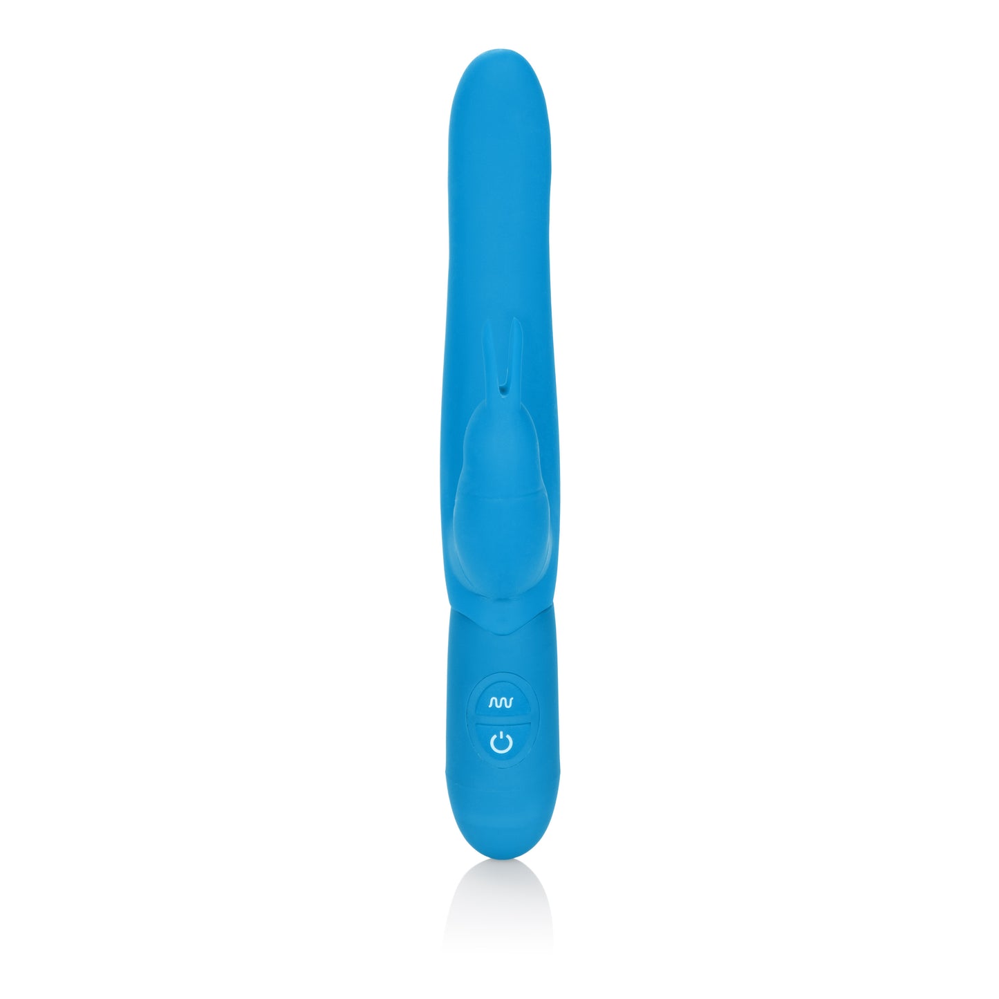 CalExotics Posh 10-Function Silicone Bounding Bunny – Blue