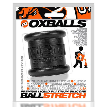 Oxballs Neo 2 Inch Tall Ball Stretcher - Black Silicone