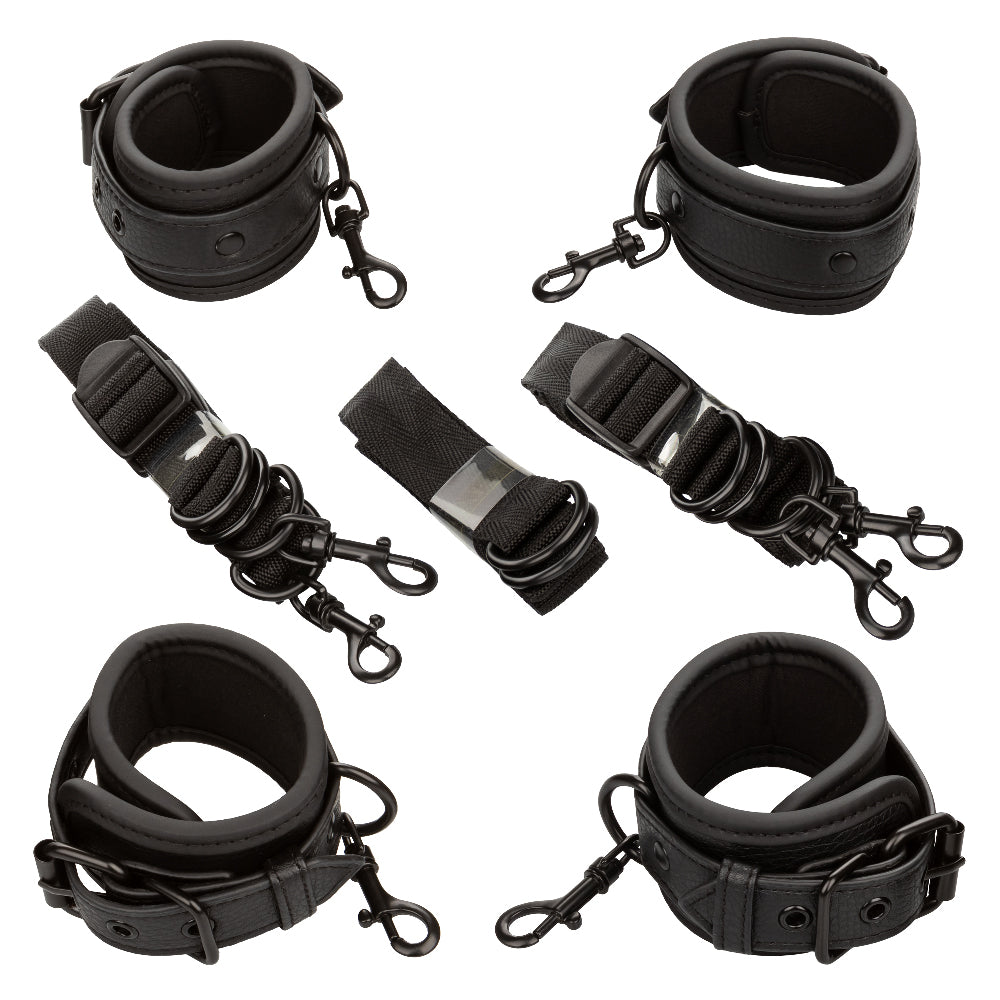 CalExotics Nocturnal Collection Bed Restraints Set – Black
