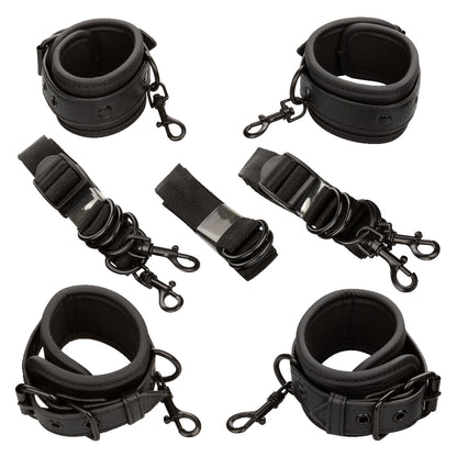 CalExotics Nocturnal Collection Bed Restraints Set – Black