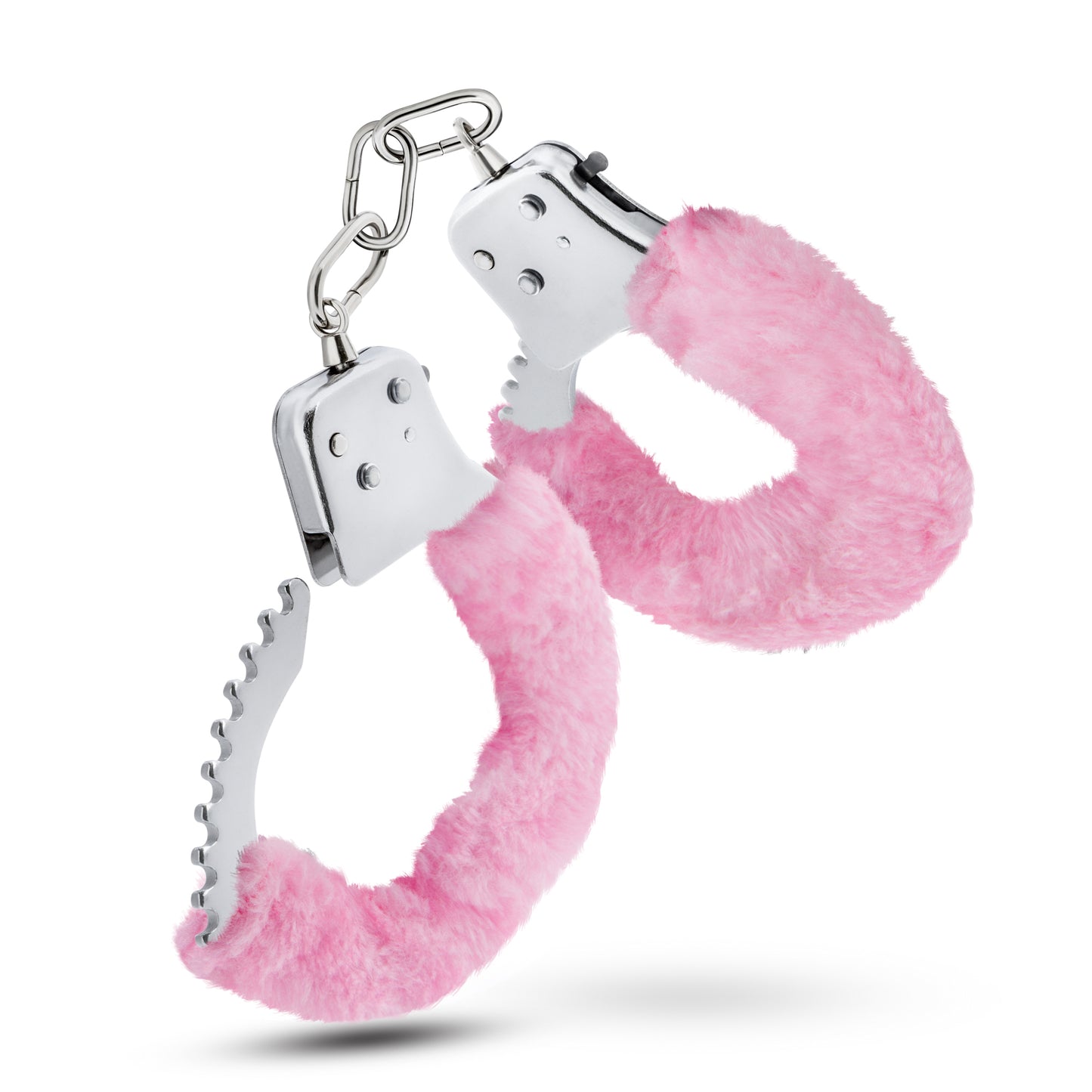 Temptasia Cuffs - Adjustable Pink Stainless Steel Cuffs with Safety Release