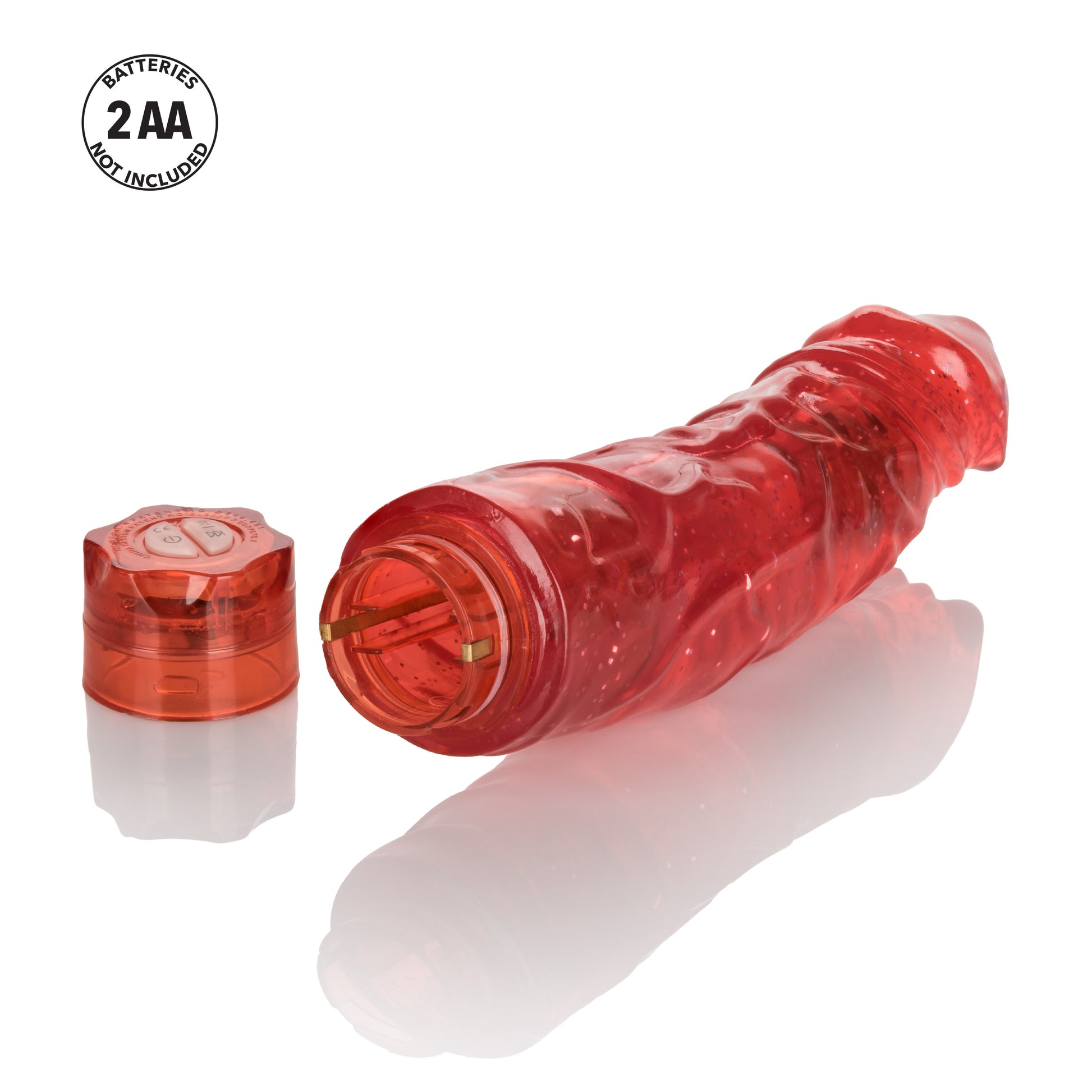 CalExotics Love Vibes Big Boy Lover – Soft Vibrator with Multi-Function Features – Red
