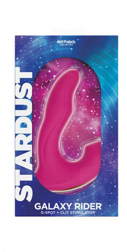 Hott Products Stardust Galaxy Rider G-Spot + Clit Stimulator – Pink