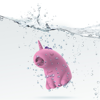 Dreamii Licks Licking Unicorn Stimulator - Multi-Speed Handheld Vibrator - Mystical Pink