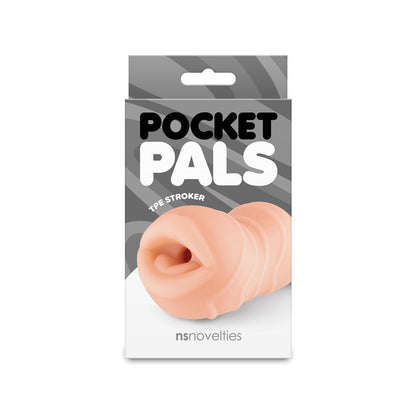 NS Novelties Pocket Pals Mouth Stroker - Realistic Tan