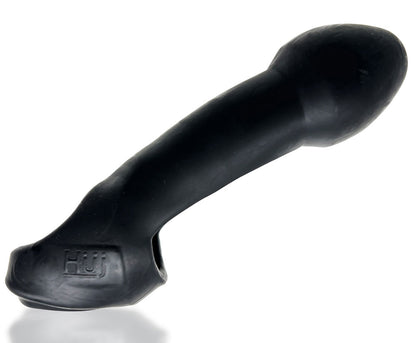 Oxballs Double Thruster - Silicone Strap-On Cock Sling for Double Penetration - Black