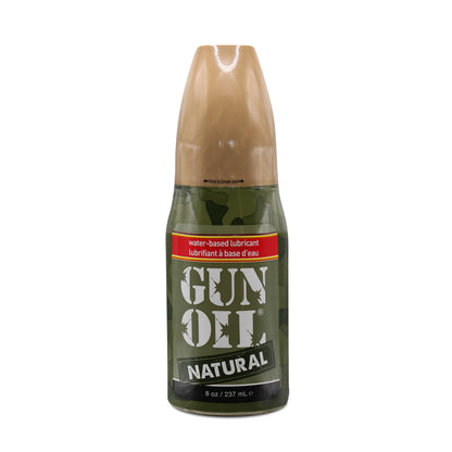Gun Oil Natural 8 Oz Water-Based Lubricant - Paraben-Free