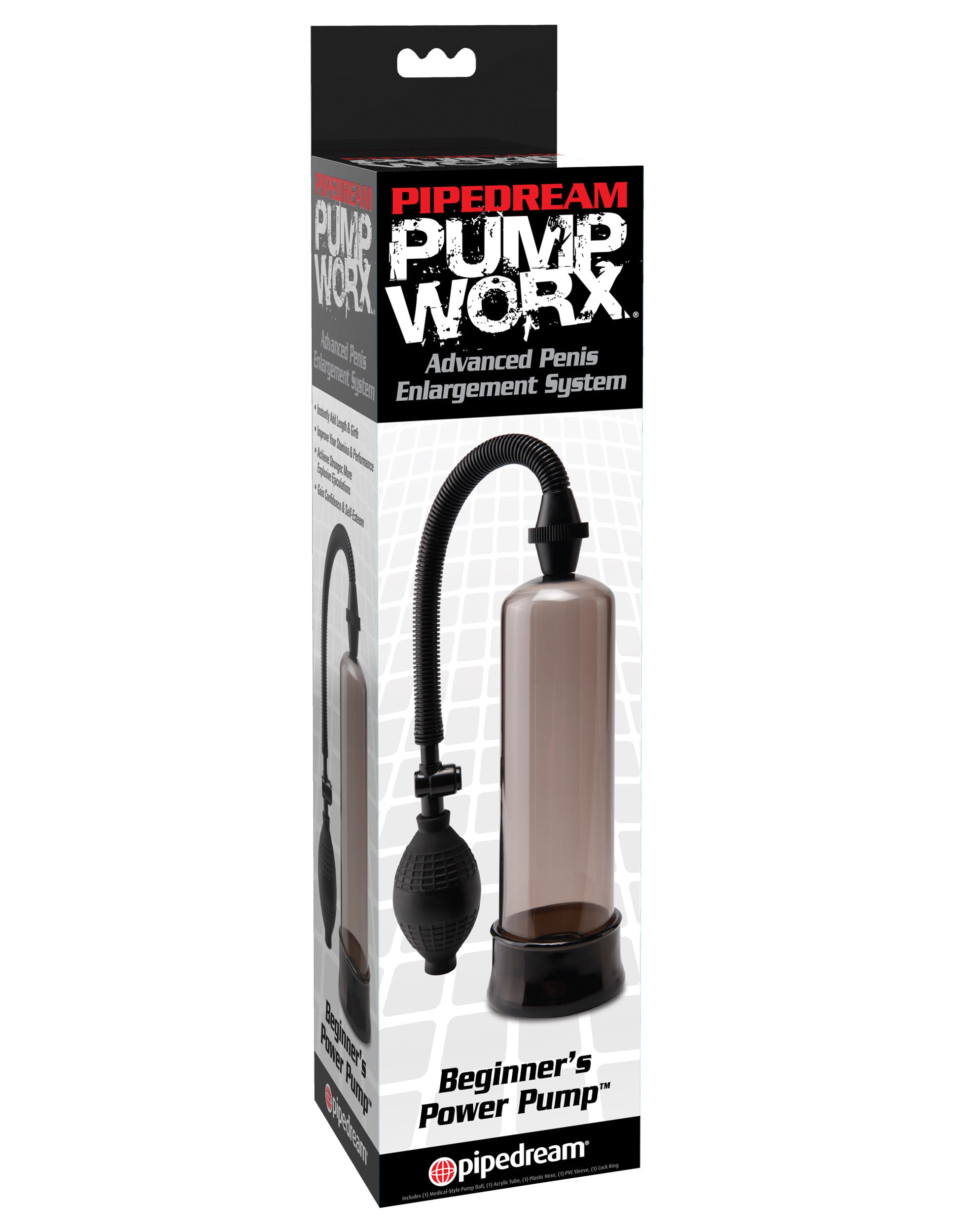 Pipedream Beginner Power Pump – Suction Device – Black