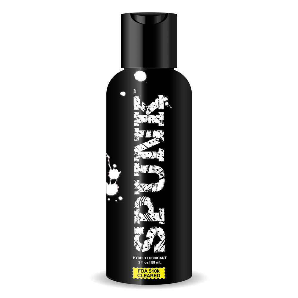 Spunk Lube Hybrid 2 Fl Oz – Water-Based Silicone Lubricant – White