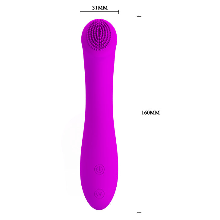 Pretty Love Len Rechargeable Wand - Multi-Function G-Spot Massager - Purple