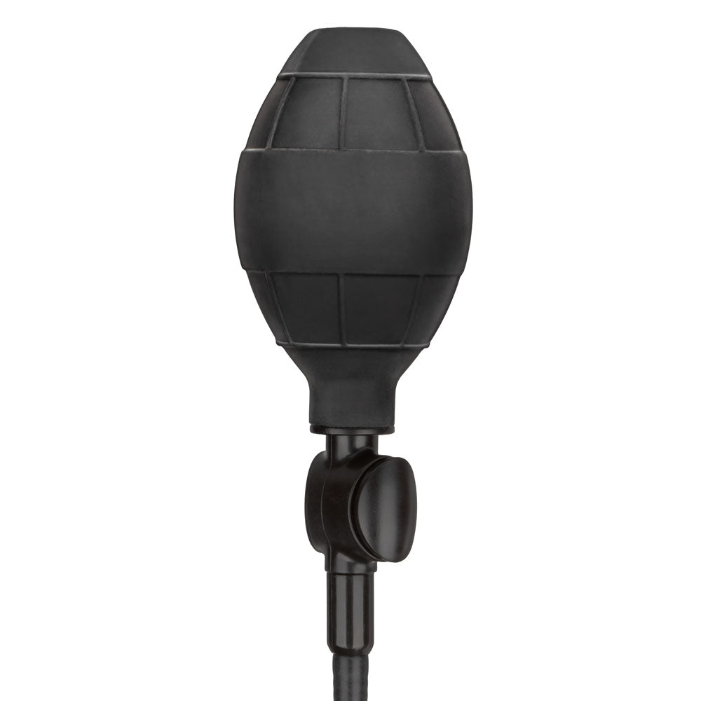 Colt XXXL Pumper Plug with Detachable Hose – Inflatable Silicone Plug – Black