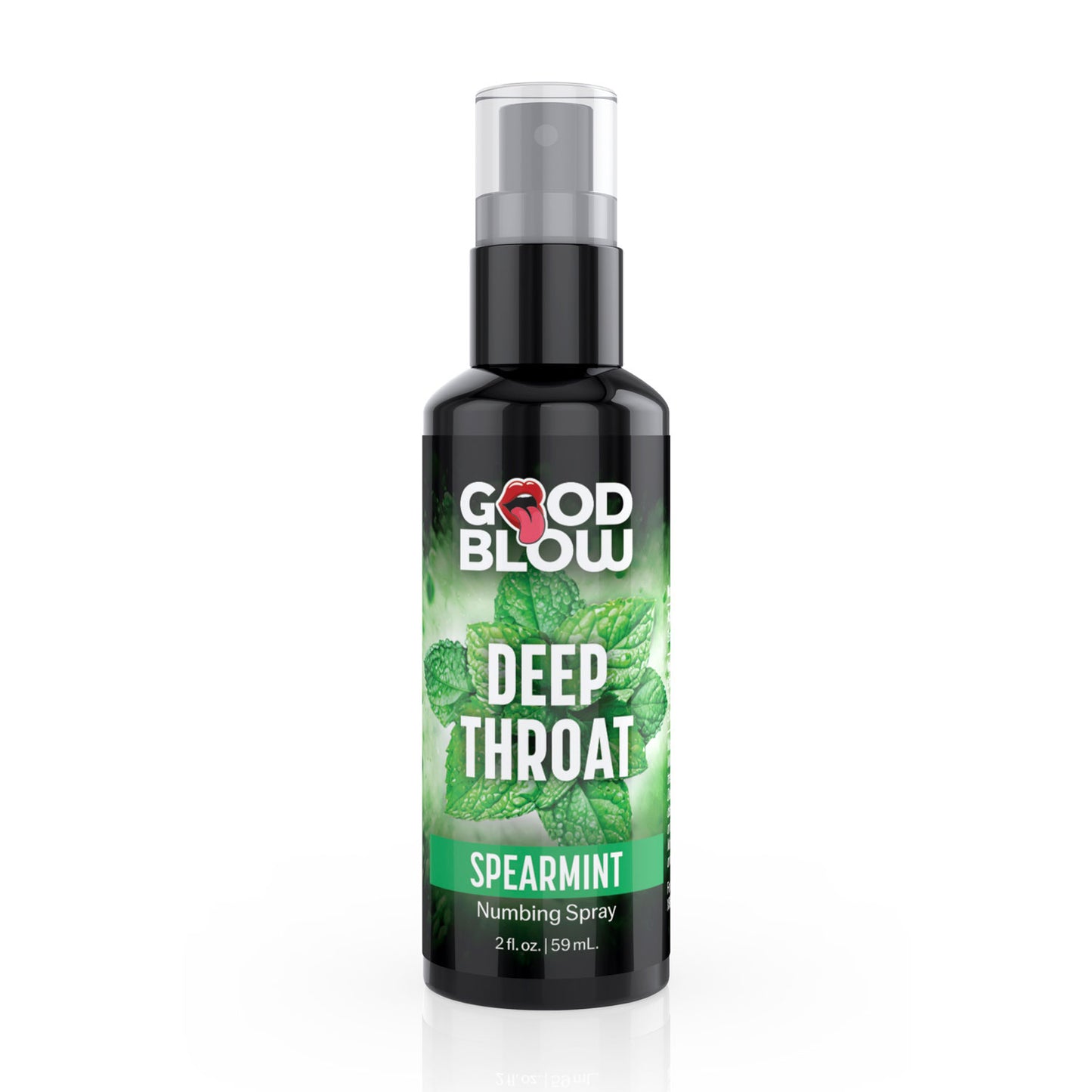 XR Brands Deep Throat Spray - Oral Numbing Spray with Spearmint Flavor