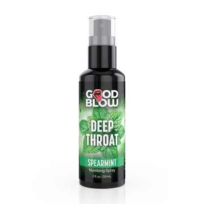 XR Brands Deep Throat Spray - Oral Numbing Spray with Spearmint Flavor