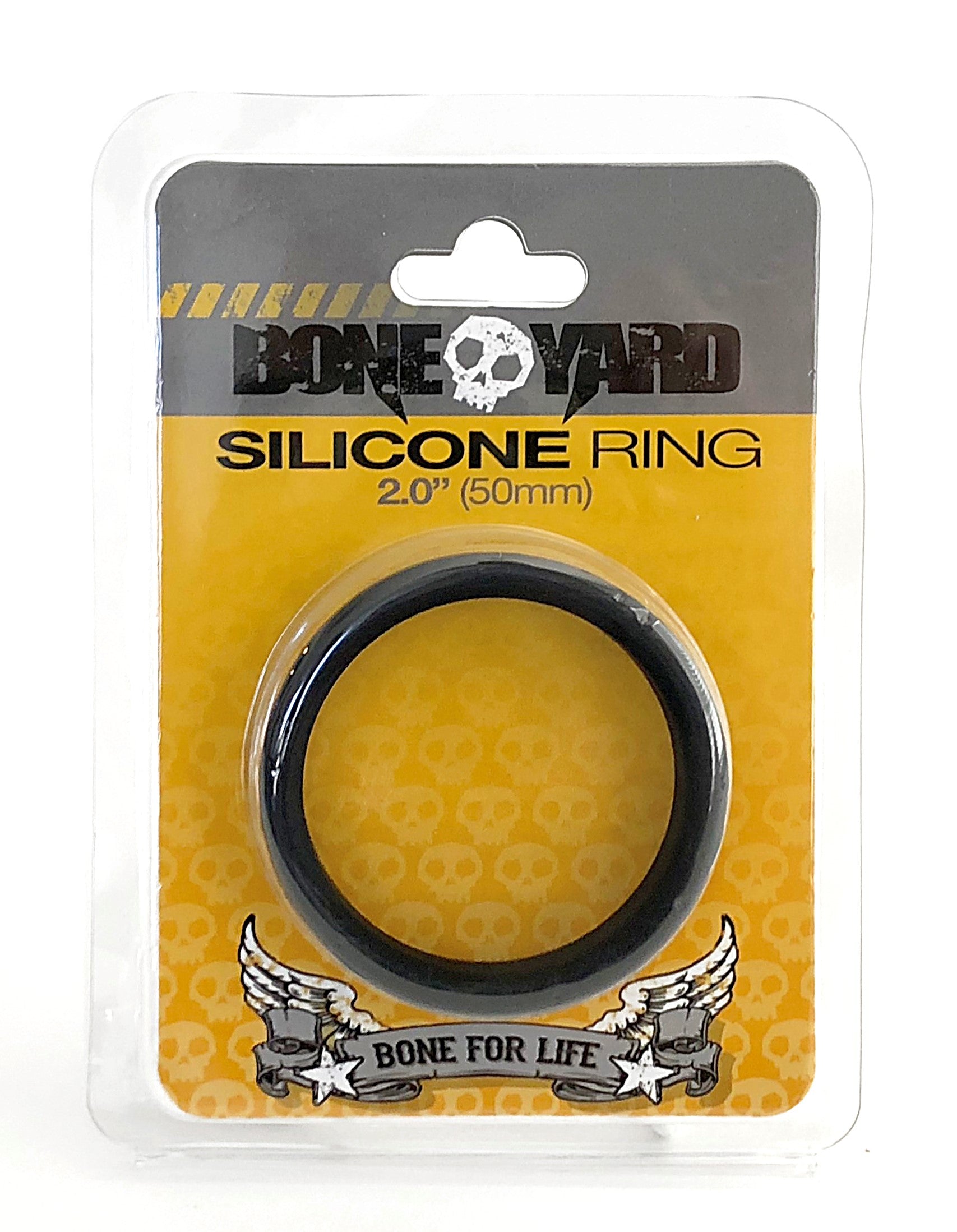 Boneyard Silicone Ring 50mm - Black - Durable and Comfortable Design