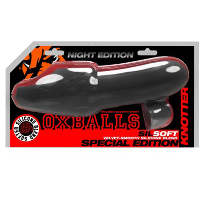 Oxballs Knotter Adjust-Fit Cocksheath – Black