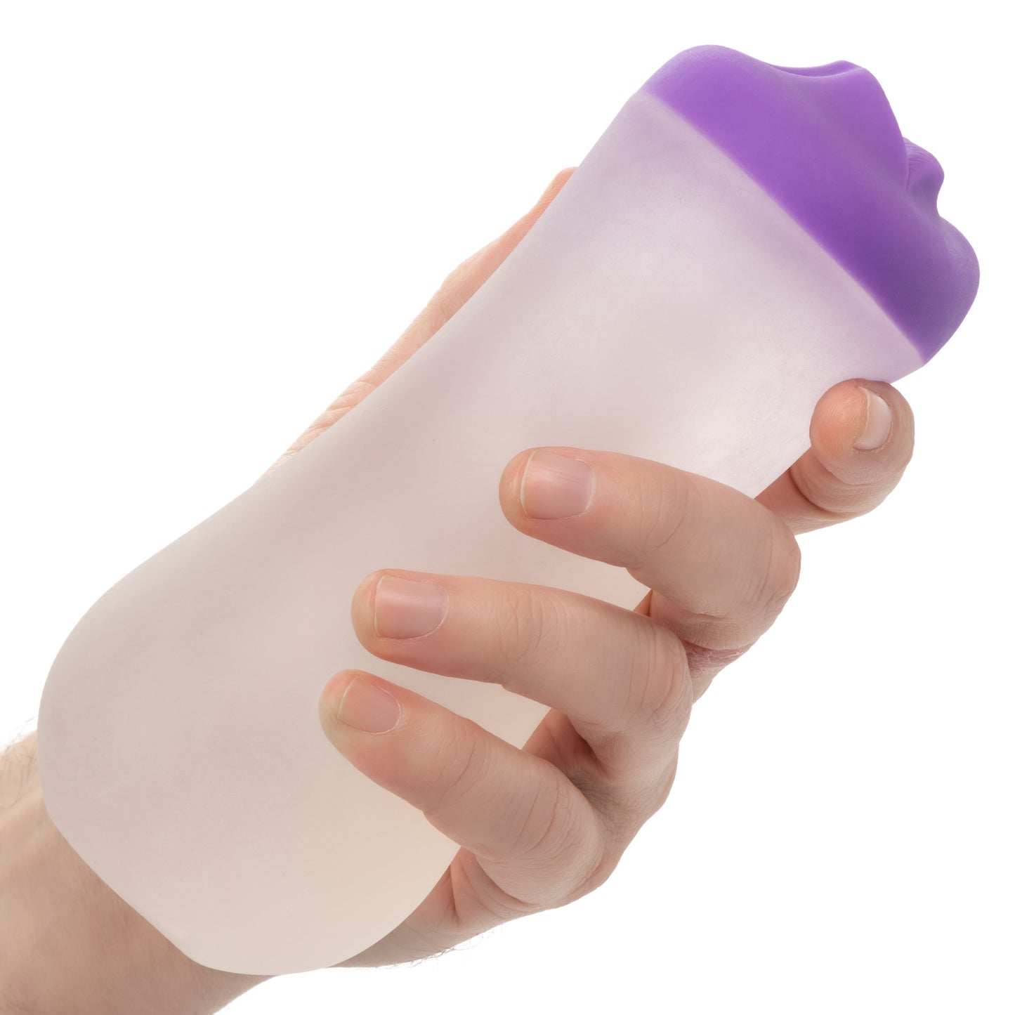 CalExotics Gripper Deep Throat Grip – Purple – Closed Ended Masturbator