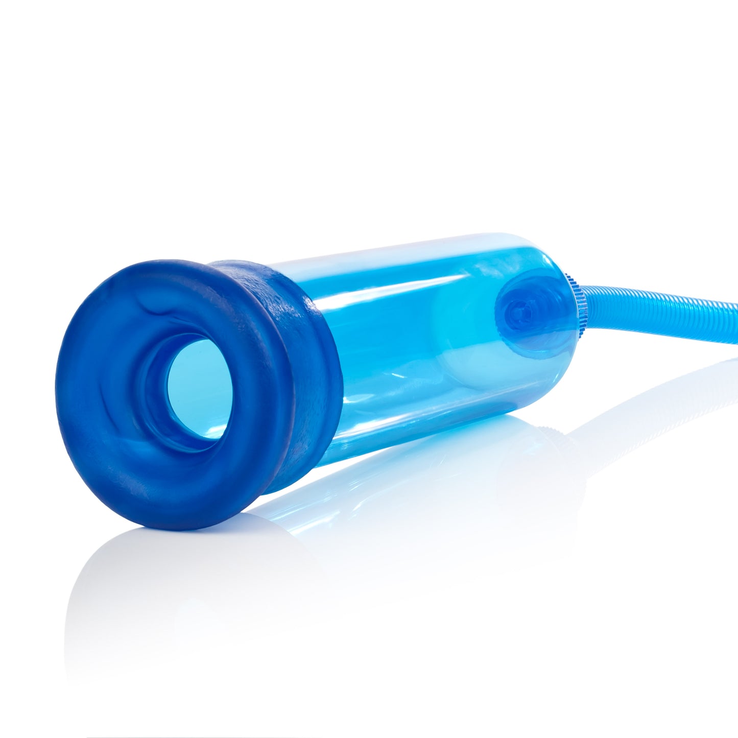 CalExotics Head Coach Erection Pump with Flexible Hose and Soft Sleeve - Blue