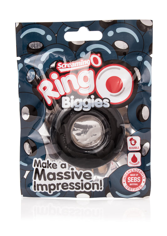 Screaming O RingO Biggies – Reusable Waterproof Ring – Black