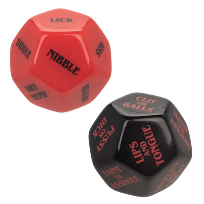 CalExotics Naughty Bits Roll Play Naughty Dice Set – Couples Game