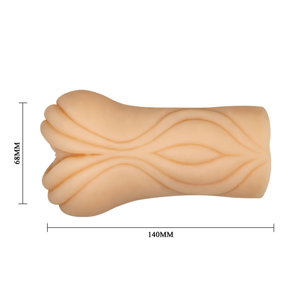Pretty Love Crazy Bull Masturbator Louise – Realistic Male Stroker – Beige