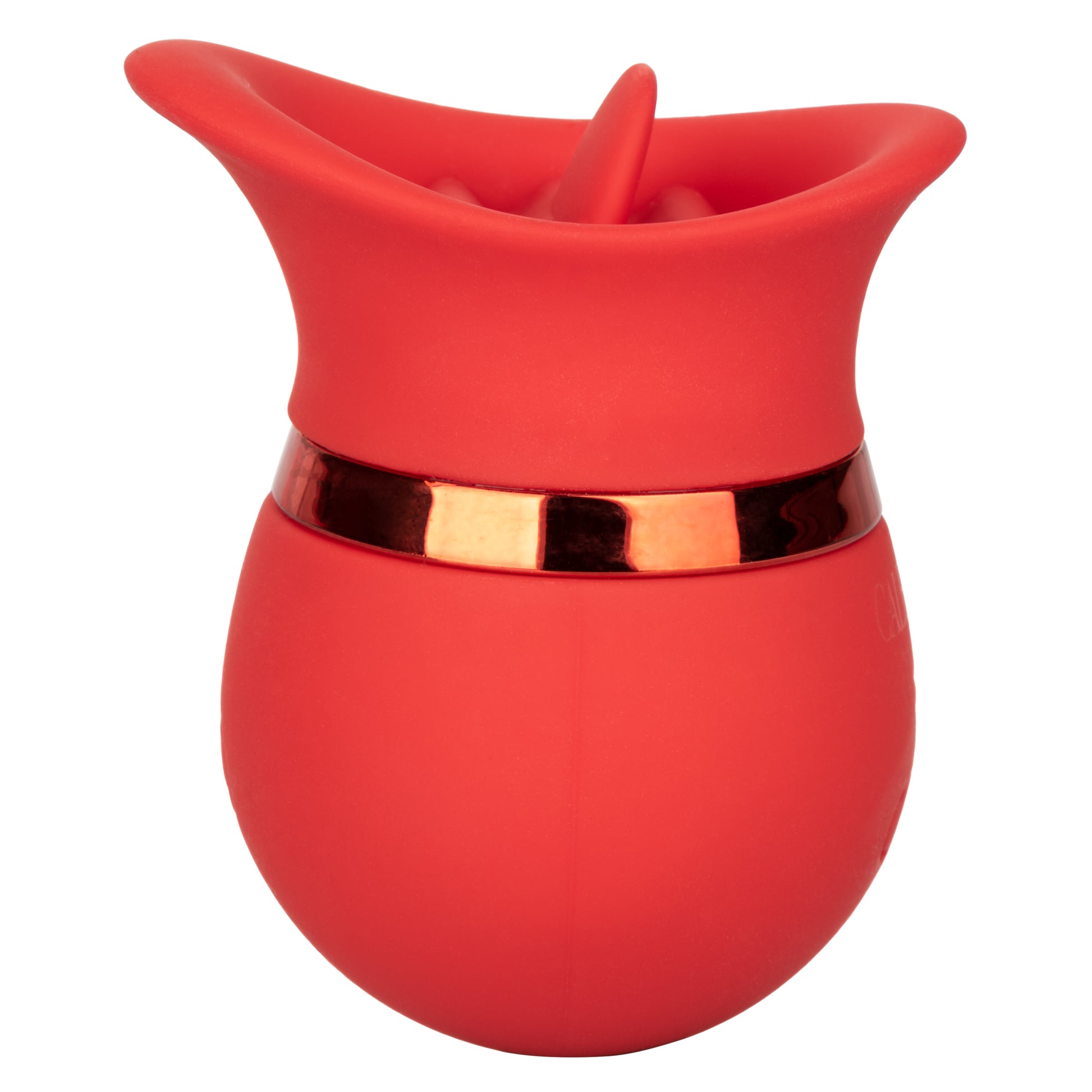 CalExotics French Kiss Sweet Talker Mini Massager with 12 Functions - Red