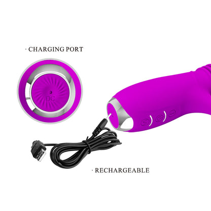 Pretty Love Dorothy Thrusting Rabbit Vibrator - Purple - Multi-Function