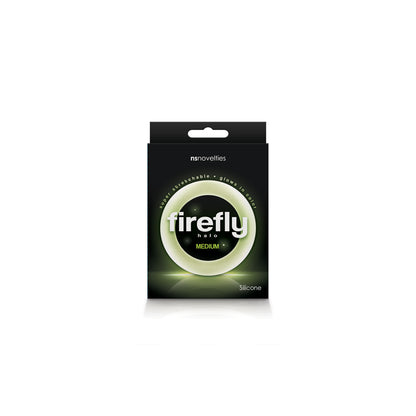 Firefly Halo Medium Glow-in-the-Dark Cock Ring – Clear