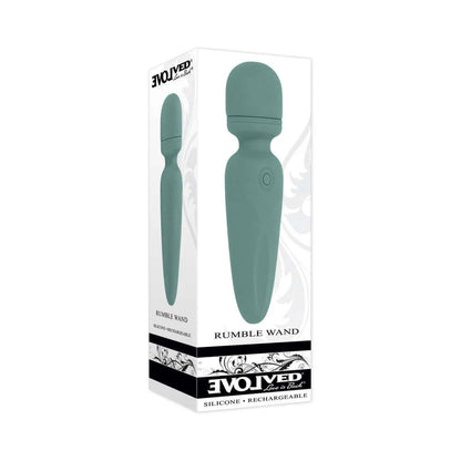 Evolved Novelties Rumble Wand Vibrator – Green – Multi-Speed Waterproof
