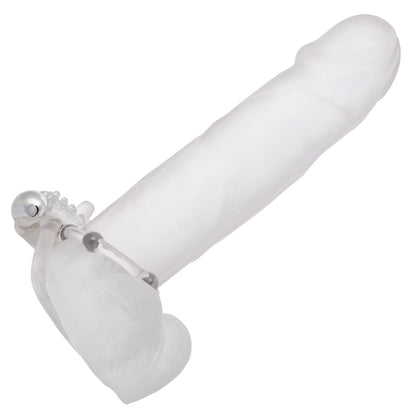 CalExotics Maximus Enhancement Ring with Stroker Beads – Clear